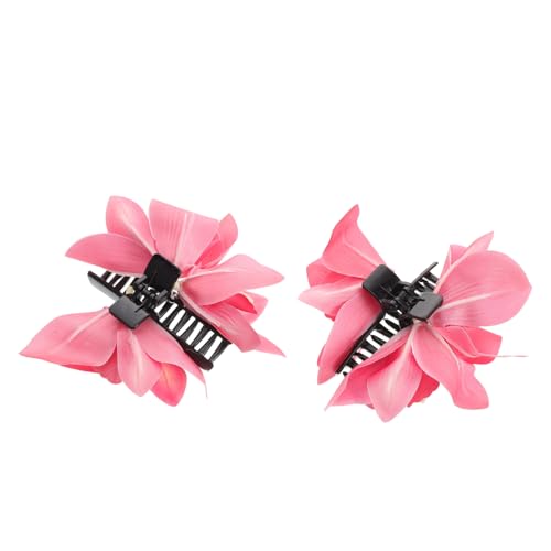 MAJORMENCH 2stücke Hawaii Blumen Haarklammern Für Damen Rutschfeste Haarspangen Langlebigem Material Für Strandurlaube Und Besondere Anlässe Für Dickes Haar Und Teenager von MAJORMENCH