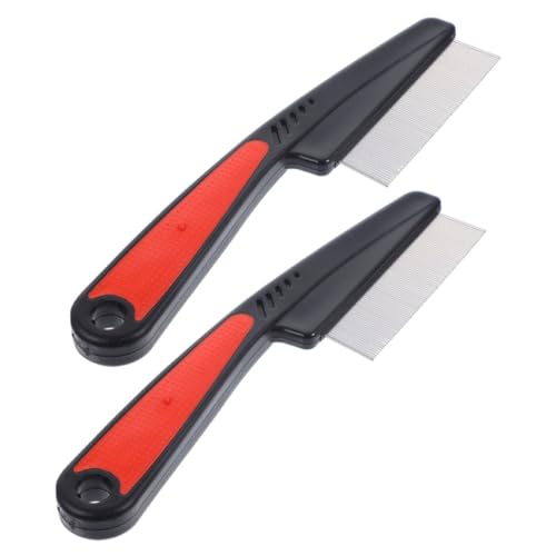 MAJORMENCH 2stücke Schuppenkamm Aus Feinzahnkamm Für Haar Schuppenbürste Zur Entfernung Haarkamm Mit Metallzähnen Kopfhautkamm Gegen Schuppen Praktischer Kamm Für Damen Und Herren von MAJORMENCH