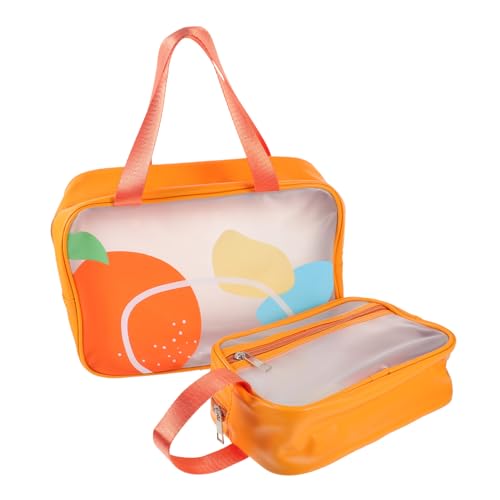 MAJORMENCH 2stücke Transparente Kosmetiktasche Für Reisen Reisetasche Für Make-up Und Toilettenartikel Durchsichtige Utensilientasche Für Frauen Leicht Zu Tragen Reisen Und von MAJORMENCH