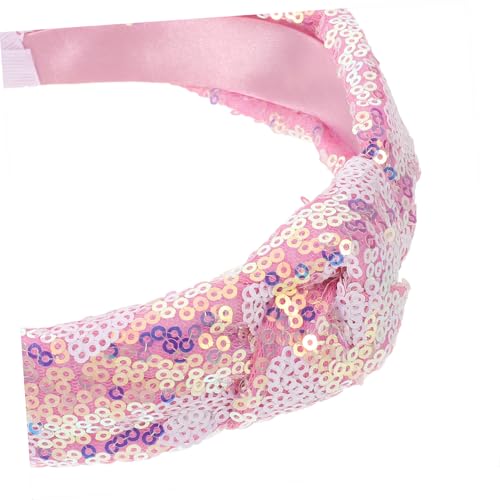 MAJORMENCH 3stücke Glitzer Stirnband Für Damen Mit Pailletten Design Breites Haarband Mit Dekorativem Knoten Mitte Modische Stirnbänder Für Partys Und Täglichen Gebrauch von MAJORMENCH