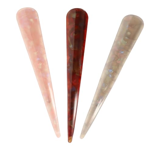 MAJORMENCH 3 Stück Große Haarklammern aus Acryl für Damen Leichte Langlebige Haarspangen in Kaffee und Modisches Haar Accessoire für Vielseitige Frisuren und Festliche Anlässe von MAJORMENCH