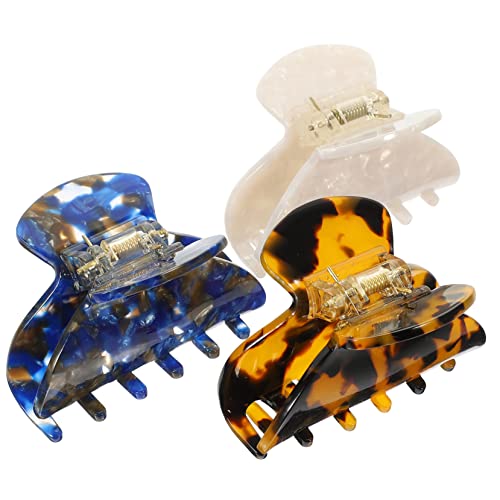 MAJORMENCH 3 Stück Teiliges Haarklammer für Damen Kleine Haarspangen Weiß Blau und Haarschmuck Zubehör für für Altersgruppen von MAJORMENCH