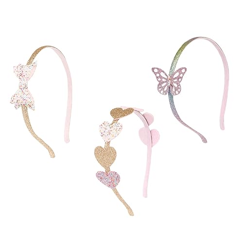 MAJORMENCH 3 Stück Teiliges Set Haarreifen mit Süßes Haarschmuck für Mädchen für Partys und Besondere Anlässe Glänzende Pailletten und Vielseitige Stile von MAJORMENCH