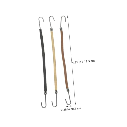 MAJORMENCH 30stücke Pack Elastische Haargummis Mit Doppelhaken Für Haargestaltungen Haarstyling-tools Aus Leichtem Material Für Damen Und Mädchen Für Hochsteckfrisuren Und Alltag von MAJORMENCH
