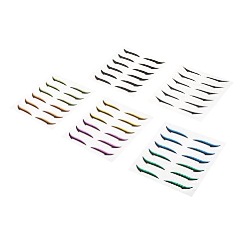 MAJORMENCH 36paare Eyeliner-aufkleber Wiederverwendbare Doppellid-klebebänder Augen-make-up-aufkleber Für Frauen Glitzer Make-up Tools von MAJORMENCH