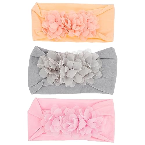 MAJORMENCH 3pcs Baby Stoff Haar Band Bogen Blumenkopfschmuck Für Kinder Kinder von MAJORMENCH