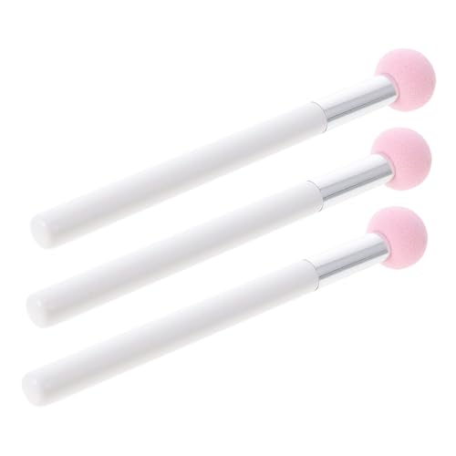 MAJORMENCH 3stücke Schwammpinsel Für Make-up Waschbare Concealer-tool Mit Schwammkopf-design Puderquasten Für Frauen Latexfrei Für Nass Und Trockenanwendung von MAJORMENCH