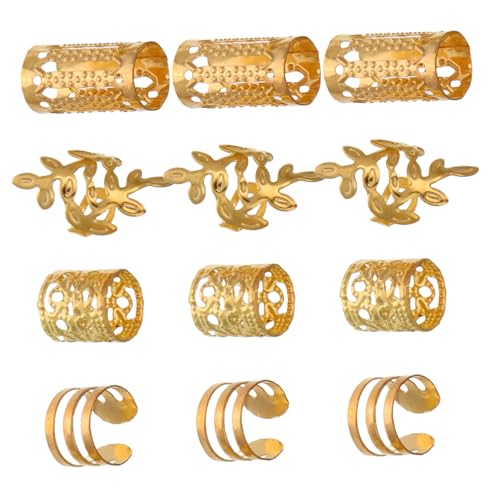 MAJORMENCH 40stücke Teiliges Haarschmuck Für Frauen Metallische Zopf Und Dreadlock-ringe Langlebige Haarclips Und Zopfaccessoires Für Individuelle Frisuren von MAJORMENCH