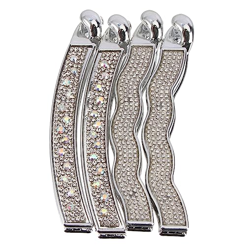 MAJORMENCH 4stücke Strass Haarnadeln Bananen Haarspangen Kreative Haar Pferdeschwanzhalter Frauen Haarschmuck Mit Design von MAJORMENCH