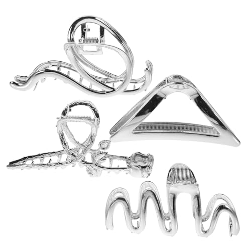 MAJORMENCH 4stücke Große Haarklammern Für Damen Rutschfeste Krallen Clips Für Dickes Langes Haar Elegante Haaraccessoires Für Büro Und Alltag Für Haarstylings von MAJORMENCH