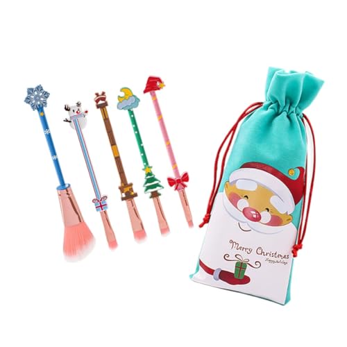 MAJORMENCH 5 Stücke Multipurpose-kosmetikbürsten Exquisite Weihnachtsmädchen-mädchen-schönheitsbürsten von MAJORMENCH