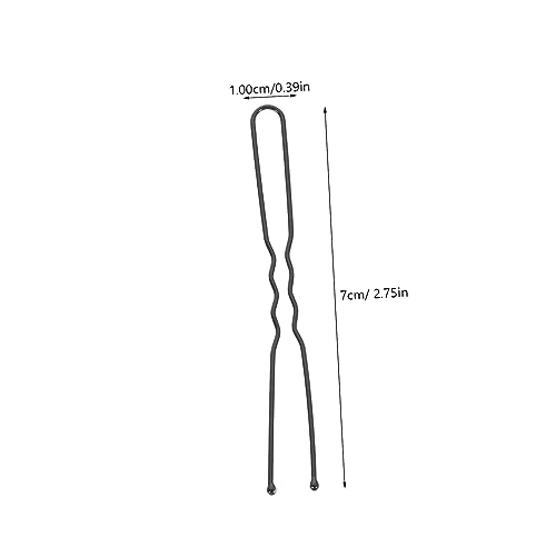 MAJORMENCH 50 Stück U Förmige Haarnadeln Damen Haarklammern aus Metall Minimalistischer French Hair Stick Stabiler Haarforke für Hochsteckfrisuren und Dutt Styling Vielseitiges Haarzubehör von MAJORMENCH