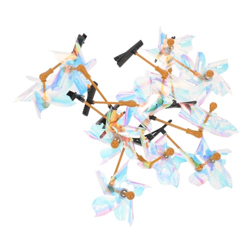 MAJORMENCH 50 Stück Windmühlen Haarklammern Drehbare Bunte Haarspangen für Mädchen Einfache Anwendung Vielseitiges Party Alltagsaccessoire Fördert Spielerisch Neugier und Aktivität von MAJORMENCH