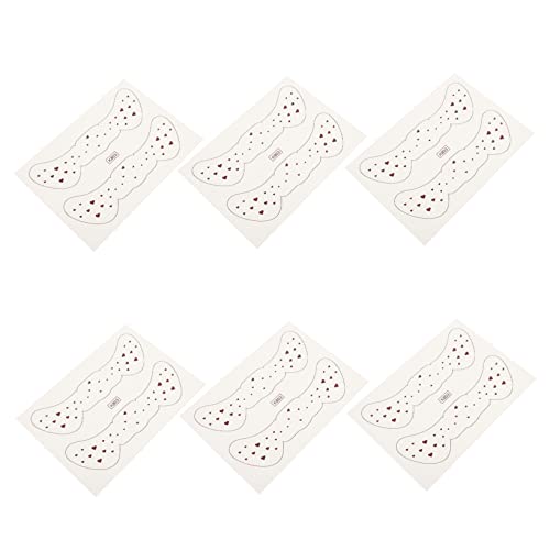 MAJORMENCH 6blätter Bögen Zarte Temporäre Gesichtstatoos Aufkleber Freckles-tattoos Transferaufkleber Für Halloweenkostüme Festivalpartys von MAJORMENCH