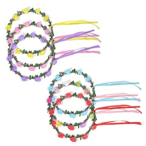 MAJORMENCH 6stücke Led Blumen Stirnbänder Leuchtend Led Leuchtkranz Für Frauen Mädchen Blinkender Blumenkranz Blumenkranz Party Hochzeit Festival Accessoires von MAJORMENCH