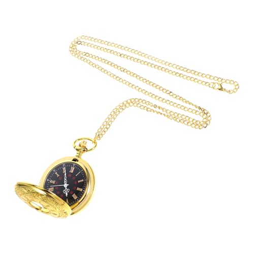 MAJORMENCH Antike Taschenuhr Mit Kette Tragbare Hängeuhr Römische Ziffern Taschenuhr Klassisches Ornament von MAJORMENCH