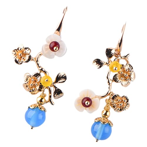 MAJORMENCH Asymmetrische Retro Ohrringe Damen Vintage Ohrhänger Pflaumenblütenzweig Tropfenohrringe Boho Statement Schmuck für Frauen Elegant und Auffällig MAJORMENCH Asymmetrische Retro Ohrringe Damen Vintage Ohrhänger Pflaumenblütenzweig Tropfenohrringe Boho Statement Schmuck für Frauen Elegant und Auffällig von MAJORMENCH