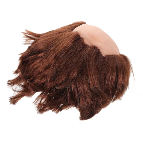 MAJORMENCH Bald Kopf Perücke Für Männer Lustige Halloween Kostüm Kappe Mit Realistischem Haarausfall Für Cosplay Und Performance Universelle Bequeme Passform Für Erwachsene von MAJORMENCH