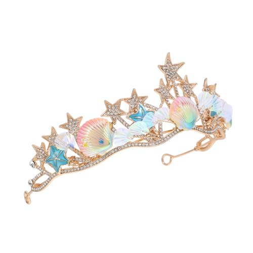 MAJORMENCH Barock Muschel Kronprinzessin Tiara Haarschmuck Meerjungfrau Haarspangen Haarspangen Set Meerjungfrau Kostüm Meerjungfrau Party Dekorationen MAJORMENCH Barock Muschel Kronprinzessin Tiara Haarschmuck Meerjungfrau Haarspangen Haarspangen Set Meerjungfrau Kostüm Meerjungfrau Party Dekorationen von MAJORMENCH