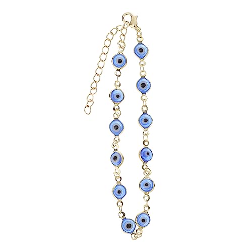 MAJORMENCH Böser Augenschmuck Armband Verstellbar Handgefertigt Blaues Auge Modisches Accessoire für Damen Herren Perfektes MAJORMENCH Böser Augenschmuck Armband Verstellbar Handgefertigt Blaues Auge Modisches Accessoire für Damen Herren Perfektes von MAJORMENCH