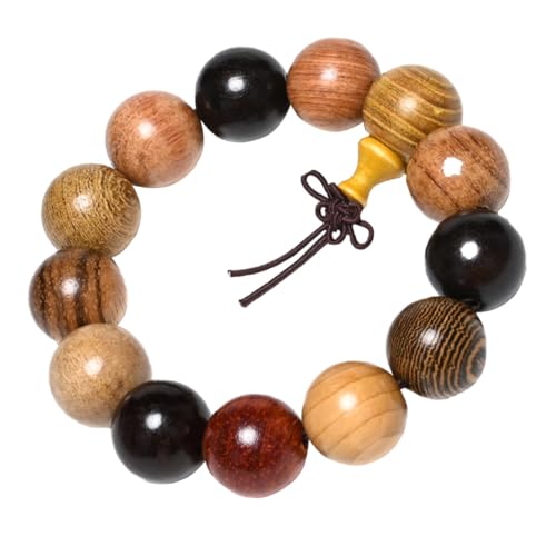 MAJORMENCH Holzarmband Für Herren Buddha Perlenarmband Holzperlenarmband Handschmuck Armband Für Holzarmbänder Armband Für Männer von MAJORMENCH