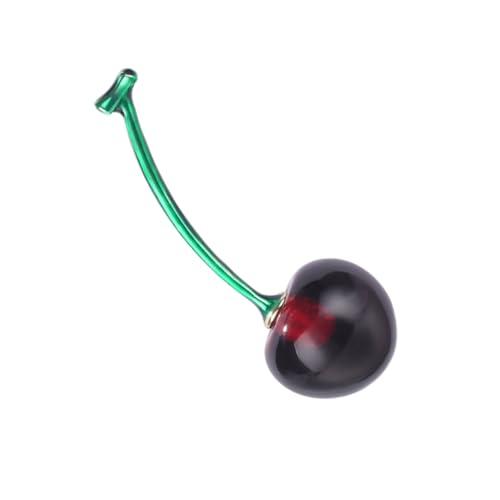 MAJORMENCH Cherry Shaped Damen Brosche Hochwertigem Legierungsmaterial Stilvolles Schmuckstück für Partys und Alltag Handgefertigt Langlebig und Auffällig von MAJORMENCH