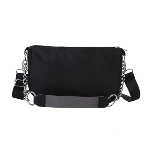 MAJORMENCH Damen Armpit Bag Handtasche Schwarze Umhängetasche mit Reißverschluss Modische Schultertasche für Alltag Freizeit Party von MAJORMENCH