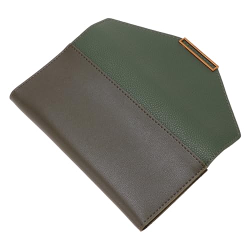 MAJORMENCH Damen Geldbörse Retro Stil Portemonnaie mit Viel Stauraum für Karten Bargeld und Kleine Gegenstände Kompakt und Langlebig Grün von MAJORMENCH