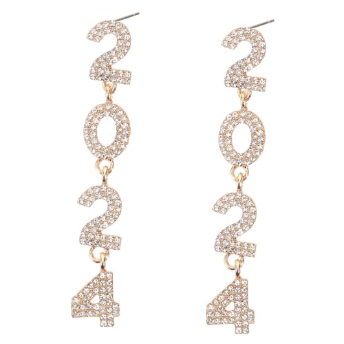 MAJORMENCH Damen Ohrstecker mit Strass Besetzt Leicht Elegant Modisch Vielseitig Festliche Schmuckstücke von MAJORMENCH