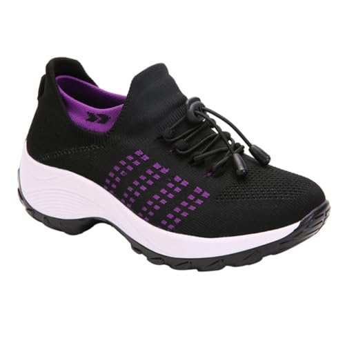 MAJORMENCH Damen Sportschuhe Frühling Sommer Atmungsaktive Sneakers Leicht Flexible Lauf Freizeitschuhe rutschfest Komfortabel Für Outdoor Freizeit von MAJORMENCH