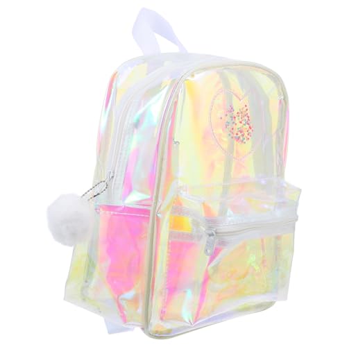 MAJORMENCH Durchsichtiger Backpack Für Konzerte Festival-Rucksack Durchsichtige Tasche Für Damen Kleiner Transparenter Rucksack von MAJORMENCH