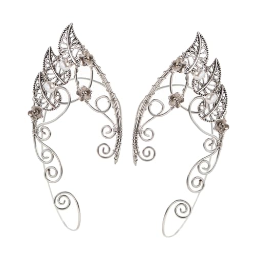 MAJORMENCH Ear Design Kupfer Ohrclips Nicht Piercing Ohrschmuck Damen Mädchen Modisch Komfortabel Trageleicht Stilvoll von MAJORMENCH