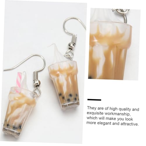 MAJORMENCH Eiscreme Ohrhänger Damen Kreative Lustige Ohrringe mit Skinfreundlichem Material Langlebig Für Party Alltag Geburtstag Schmuck von MAJORMENCH