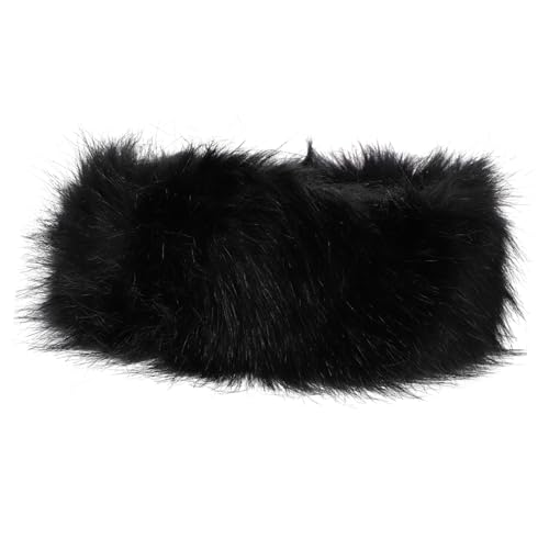 MAJORMENCH Faux Fur Stirnband Damen Winter Ohrwärmer Warmes Kunstpelz Haarreif Für Kalte Tage Komfortabel Modisch Für Wintermantel Pullover Cardigan von MAJORMENCH