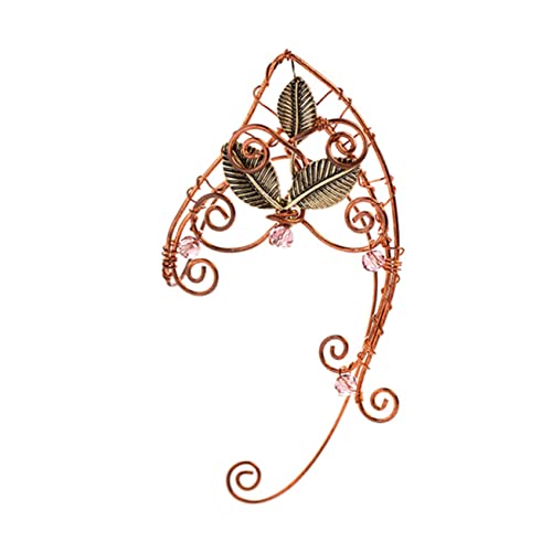 MAJORMENCH Frauen Ohrclip Ohrhaken Ohr Manschette Modisch Handgefertigt Links Allergiefreundlich Langlebig Stilvoll Schmuck Accessoire von MAJORMENCH