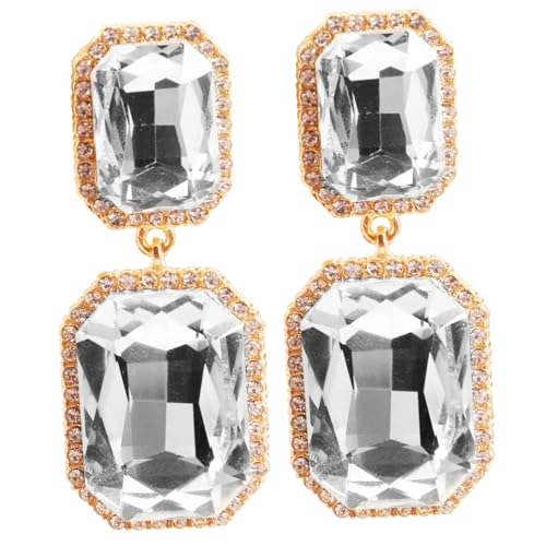 MAJORMENCH Geometrische Ohrhänger mit Funkelnden Glassteinen Statement Ohrringe für Damen Alloy Bling Ohrringe für Hochzeit Party und Besondere Anlässe MAJORMENCH Geometrische Ohrhänger mit Funkelnden Glassteinen Statement Ohrringe für Damen Alloy Bling Ohrringe für Hochzeit Party und Besondere Anlässe von MAJORMENCH