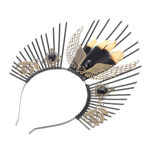 MAJORMENCH Gothic Goddess Haarreif Diy Kopfschmuck Für Partys Dekorative Haaraccessoires Für Frauen Und Mädchen Leicht Und Bequem Für Feste Und Veranstaltungen von MAJORMENCH