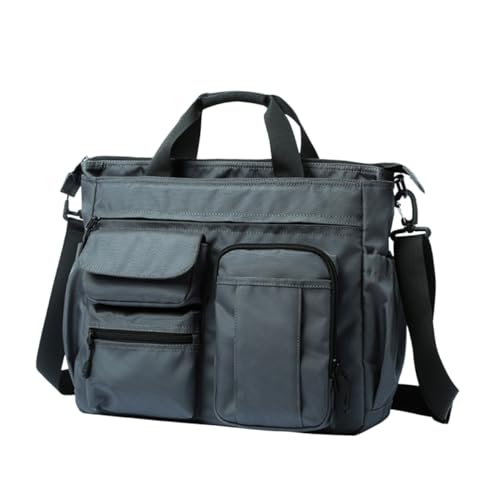 MAJORMENCH Große Oxford Umhängetasche Herren Leicht Multifunktional mit Mehreren Taschen Business Reise Schultertasche und Tragetasche für Alltag und Freizeit von MAJORMENCH