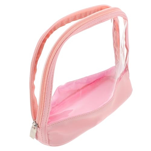 MAJORMENCH Große Transparente PVC Kosmetiktasche Vielseitig Praktisch Reise Make Up Organizer Tasche für Damen Portable Aufbewahrung mit Großzügigem Stauraum Rosa MAJORMENCH Große Transparente PVC Kosmetiktasche Vielseitig Praktisch Reise Make Up Organizer Tasche für Damen Portable Aufbewahrung mit Großzügigem Stauraum Rosa von MAJORMENCH