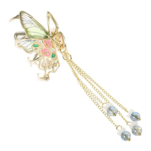 MAJORMENCH Haarspangen Schmetterling Für Frauen Rosa Kristall Haarklammer Rutschfest Mittelgroß Haarstyling-zubehör Für Partei- Hochzeit Alltagslooks von MAJORMENCH