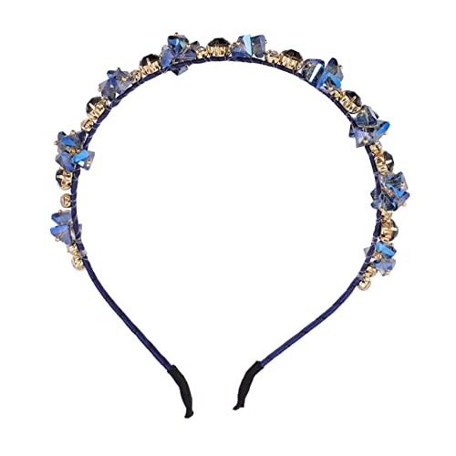 MAJORMENCH Haarschmuck Stirnband mit Zarten Strasssteinen Leichter Haarreif für Damen und Mädchen Modisches Accessoire für Alltag Party und Hochzeit von MAJORMENCH
