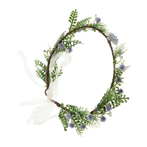 MAJORMENCH Handgefertigte Blumenkrone Für Frauen Und Mädchen Elegantes Kopfstück Für Hochzeiten Festivals Und Besondere Anlässe Mit Funkelnden Kristallen Und Sicherem Sitz von MAJORMENCH