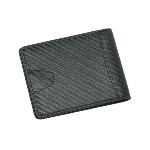 MAJORMENCH Herren Geldbörse Carbon Fiber Pattern Leichtes Portemonnaie mit Kreditkartenhalter Modischer Schlanker Karten Wallet für Alltag Shopping und Reisen von MAJORMENCH