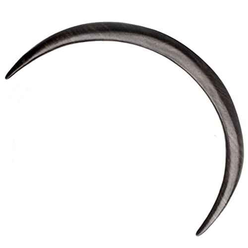 MAJORMENCH Holzmond Haargabel Für Haarstab Damen Mond-haarnadel Retro Haarstyling Werkzeug Gebogene Haarspange Mit Langer Haargabel von MAJORMENCH