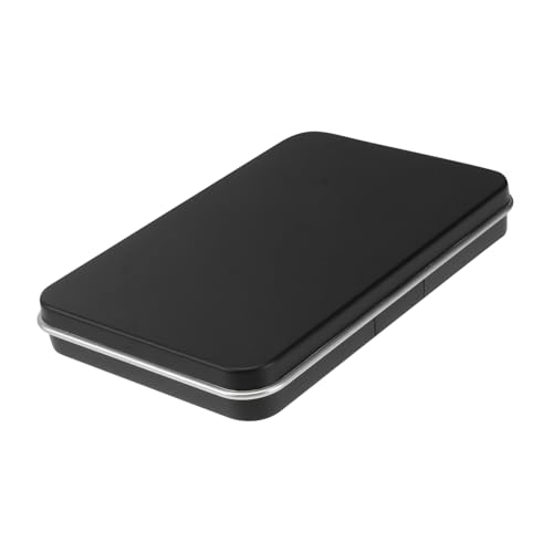 MAJORMENCH Leere Magnetische Lidschattenpalette mit Fächern Schwarze DIY Make Up Aufbewahrungsbox für Lidschatten Blush Lippenstift Kompakter Reise Organizer für Schminktisch und Unterwegs von MAJORMENCH