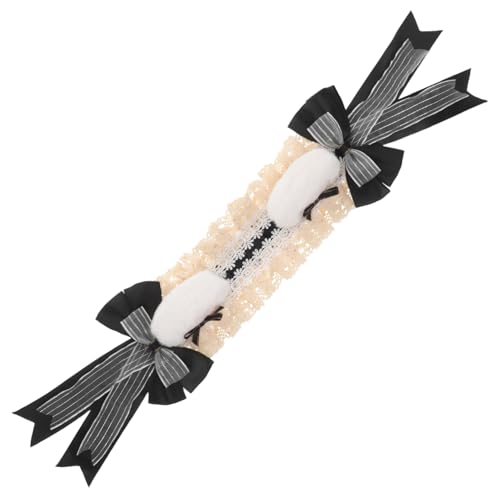 MAJORMENCH Lolita Haarband Mit Plüsch-bärenohren Niedliche Und Stilvolle Haaraccessoire Für Cosplay-partys Und Alltag Einzigartiges Haardekor Für Mädchen Und Frauen von MAJORMENCH