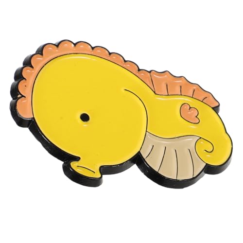 MAJORMENCH Meerestier Brosche Design Niedlicher Lapel Pin mit Glatter Oberfläche Stabile Anstecknadel für Kleidung und Schals Geeignet für Partys und Festliche Anlässe Liebevolles für Damen von MAJORMENCH