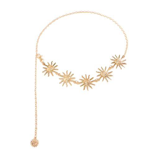 MAJORMENCH Metal Taillenkette aus Leichtem Haltbarem Metall Modische Körperkette für Damen zu Bikini Sommerkleid und Strandoutfit Hervorhebt Figur und Verleiht Selbstbewussten Look von MAJORMENCH