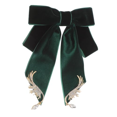MAJORMENCH Minimalistische Brosche Mit Flügeldesign Multifunktionale Anstecknadel Für Damen Retro Big Bowknot Für Mode Und Hochzeitsanlässe von MAJORMENCH