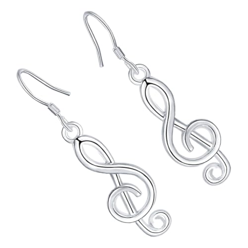 MAJORMENCH Minimalistische Musiknoten Ohrstecker für Damen Leichter Schmuck mit Flachem Verschluss Modische Ohrstecker für Alltag und Besondere Anlässe Stilvolle Ohrringe für Mädchen von MAJORMENCH